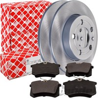 febi Bremsscheiben 245Mm + BelÄGe Hinten FüR VW Passat 3B Audi A4 B5 Quattro 4X4
