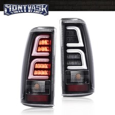Led Tube Tail Lights Fit For 1999-06 Chevy Silverado Gmc Sierra Rear Brake Lamps