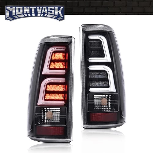 LED TUBE Tail Lights Fit For 1999-06 Chevy Silverado GMC Sierra Rear Brake Lamps