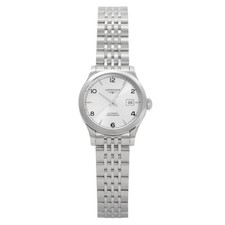 Longines Record L2.321.4.76.6 Stainless Steel 30.0mm White Dial YKW998