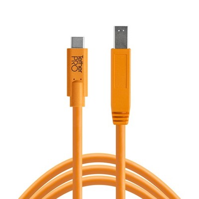 TetherPro USB-to 3.0 B Cable (15-Feet/Orange)