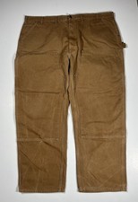Vintage Carhartt B01 BRN Pants 50x32 Brown Du...