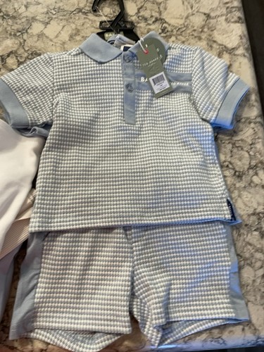 Bebé Niño 12 Meses Conjunto Corto Ted Baker Nuevo Con Etiquetas - Imagen 6 de 6