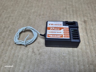 Thunder Tiger Ace RC TR402A 27MHz 4 Kanal AM Funkempfänger EB4 MTA4 Nitro RC 