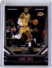 2019-20 Panini Chronicles LeBron James Playbook Purple Parallel #176