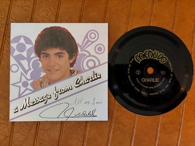 A MESSAGE FROM CHARLIE MASSO MENUDO 4'' FLEXI-DISC RECORD WATCH VIDEO CLEAN RARE
