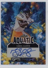 2025 Leaf Optichrome Aquatic Coral Reef Prismatic 1/1 Greg Lloyd #A-GL1 Auto rw6