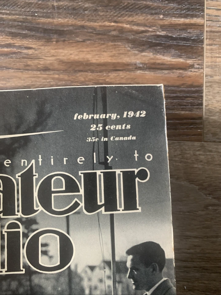 QST 1942 Amateur Radio Magazine Complete 11 Volume Set Hard Bound Book  - Image 4 of 4