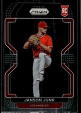 2022 Panini Prizm Janson Junk Rookie Los Angeles Angels #139