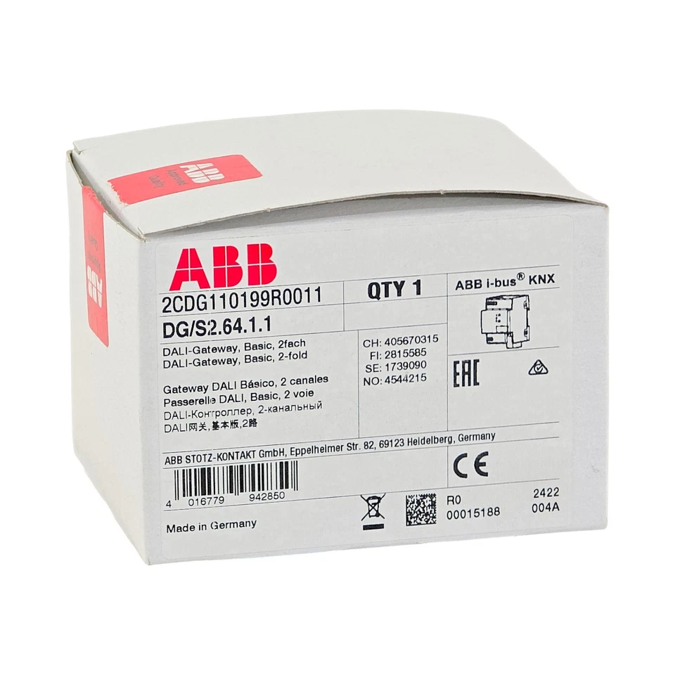 ABB 2CDG110199R0011 DG/S2.64.1.1 DALI-GATEWAY - Bild 3 von 3