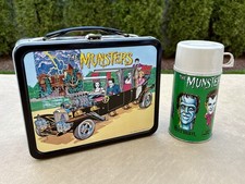 Vintage 1965 The Munsters Lunchbox & Thermos - NOS/Unused - RARE - HOLY GRAIL -