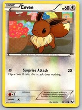 Eevee 83/108 Dark Explorers HP/DMG on eBay