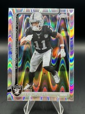 2025 Topps Chrome Football - Tre Tucker - # 175 Raywave Refractor Wave Raiders