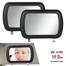 Car Sun Visor Vanity Mirror, Clip-on Car Sun Visor Rearview Mirror, Car 2PCS