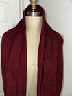 Burgundy Circle Infinity Scarf With Hidden Pocket — photo 2