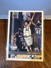 Tim Duncan 1997-98 Topps Rookie Card RC #115 San Antonio Spurs HOF NM-MT. rookie card picture