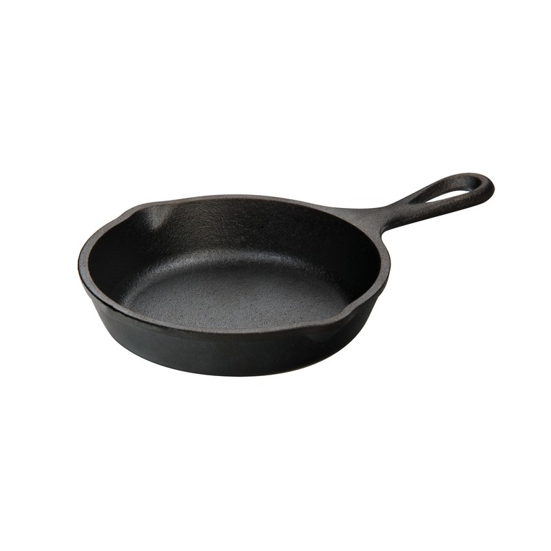 SKILLET CAST IRN BLK 5D