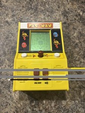 Pac-Man Basic Fun Mini Arcade LCD Handheld Game 09521 Tested Works Retro Toy
