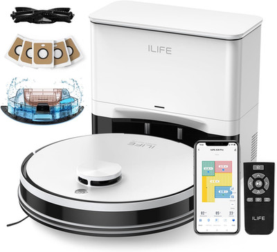 A30 Pro Robot Vacuum & Mop with Self-Emptying, Lidar, 5000Pa Suction