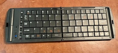 Verbatim Bluetooth Wireless Folding Mobile Keyboard - Black 97537 - Used Working