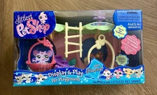 New Littlest Pet Shop Display N Play Pet Playground 489 Cockatoo 