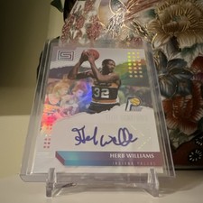 ELITE SIGNATURES AUTOGRAPH 2018-19 Panini Status Herb Williams #ES-HW Pacers