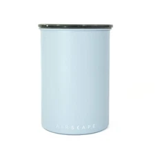 Airscape Matte Fog Blue 4 & 7" Medium Coffee Canister Airtight Storage Container
