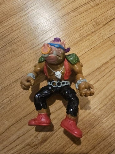 Vintage TMNT Bebop Action Figure 1988 Playmates 5" Teenage Mutant Ninja Turtles