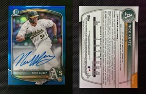Nick Kurtz Autograph Card | eBay