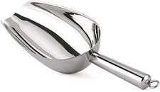 Ice Scoop 12oz 11 Inch Medium Stainless Steel Metal Food Scoops For Kitchen Par