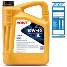 5L ROWE HIGHTEC TRUCKSTAR 10W-40 HC-LA Motoröl ACEA E6 E7 MB 228.51 DEUTZ MAN 5L ROWE HIGHTEC TRUCKSTAR 10W-40 HC-LA Motoröl ACEA E6 E7 MB 228.51 DEUTZ MAN