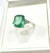 Natural Emerald Ring 925 Sterling Siver Ring Handmade Ring Wedding Ring