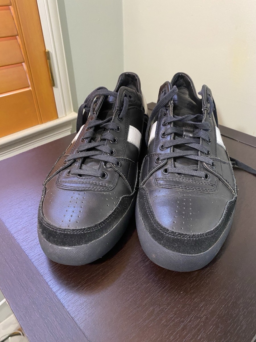 Dior Homme Sneakers Size 43.5 Black/white Leather Low Top CD Logo