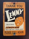 Vintage Style Lemmy Lemonade Porcelain Enamel Advertising Sign 6x4"