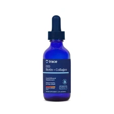 Trace Minerals Ionic Biotin + Collagen - Skin Supplement for Healthy Hair  St...