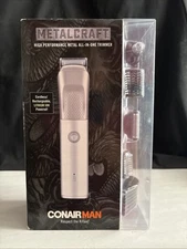 Conair Man MetalCraft High Performance Rechargeable All-In-One Trimmer Silver