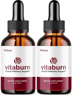 (2 Pack) Vitaburn Drops Advanced Formula Supplement for Support Vita Burn (4oz)