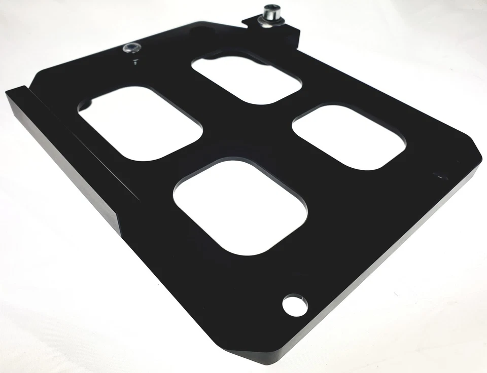 Batteriehalterung Motorraum aus ALU schwarz für Lancia Delta Integrale & EVO&4WD - Imagem 2 de 4