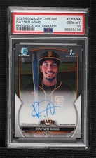 2023 Bowman Chrome Prospect Auto Rayner Arias #CPA-RA PSA 10 GEM MT Auto f0r