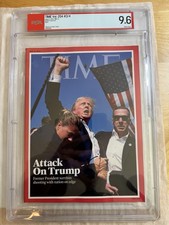 Donald Trump Time PSA 9.6 Direct 8/5/2024 assassination attempt Fight, Fight
