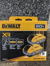 DeWALT 2pack DCBP520 Powerstack Battery Lith-Ion 5.0Ah XR 2026 DCBP520-2 Genuine
