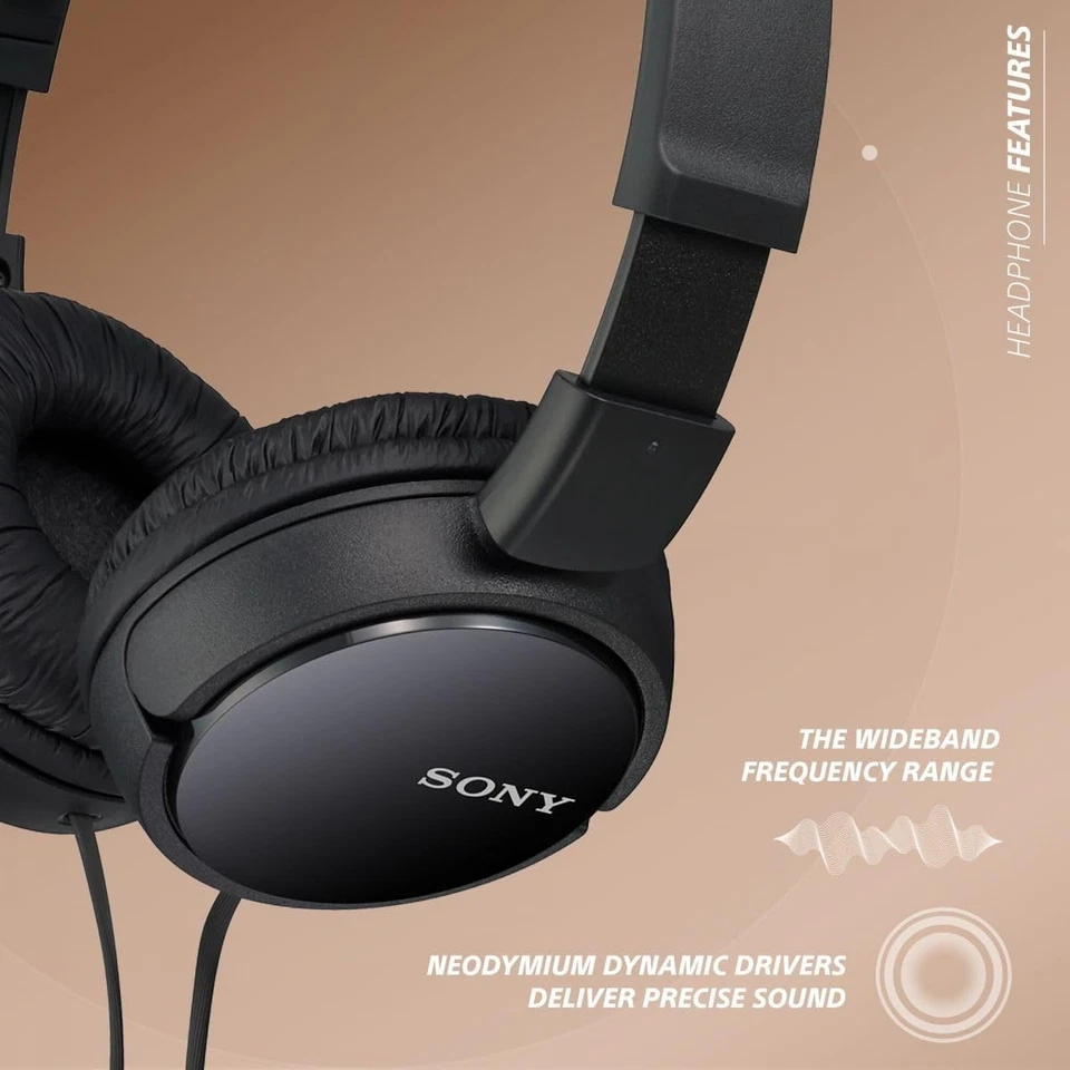 Sony On-Ear Headphones Black - image 3 of 4