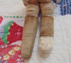 Antique Tin Metal Head Minerva Doll Leather Body Marked Germany Repairs — photo 9