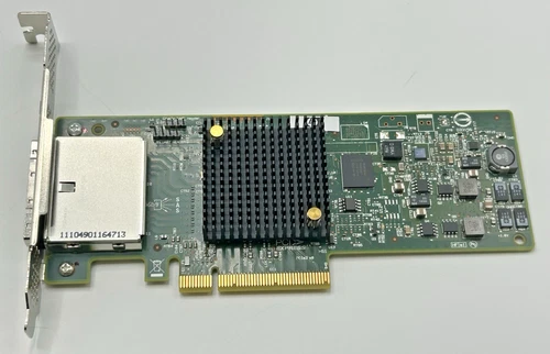 HP H221 SAS 9207 2-port HBA - PCIe x8 P/N 660087-001