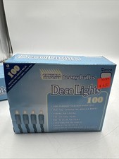 Twinkle Christmas Lights 100 Super Bright Teeny Clear Bulbs Green Cord Darice