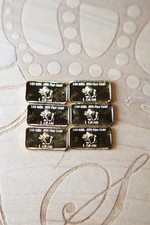 (6) 1 Gram - Gold Buffalo Bullion Bar .999 Fine 24k GOLD BARS