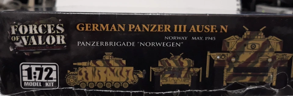 GERMAN PANZER III AUSE. N SCALA 1:72 FORCES OF VALOR - Immagine 2 di 3