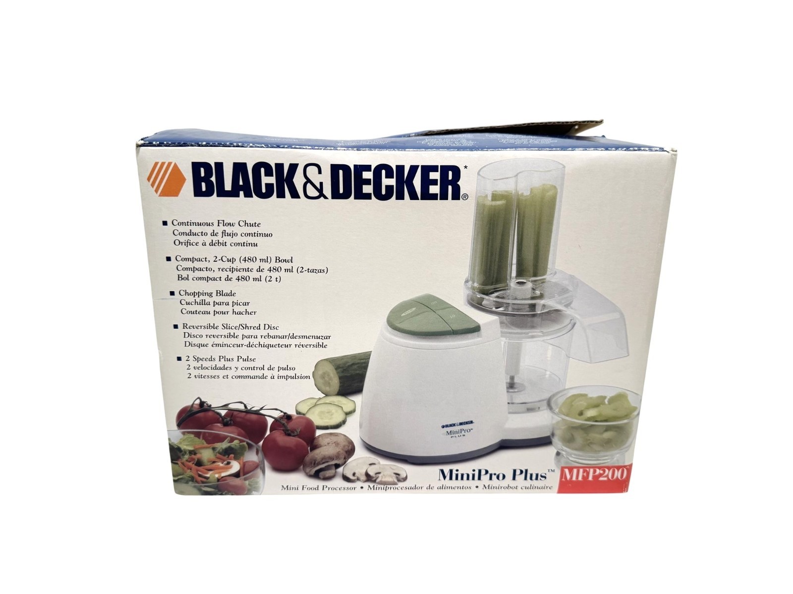 Black & Decker Mini Food Processor MiniPro Plus 2 Cup Choppe