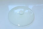 Vintage Milk Glass Lid Replacement Round With Top Knob Handle 8-1/2" Diameter