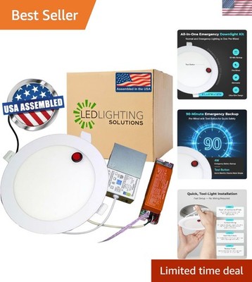 12W 960 Lumens 6'' CCT Selectable Recessed LED Ceiling Light for Modern Spaces